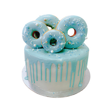 Load image into Gallery viewer, Oh So Blue Donut Cake