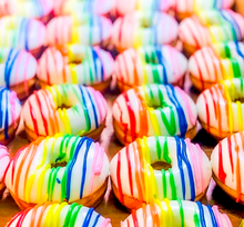 Load image into Gallery viewer, 6 Pack Rainbow Iced Rings