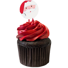 Load image into Gallery viewer, 9 Pack Mixed Christmas Cupcakes