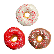 Load image into Gallery viewer, 6 Pack Medium Love Sprinkle Iced Rings