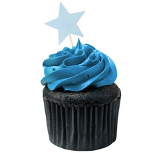 Load image into Gallery viewer, 6 Pack Fathers Day Blue Iced Cupcakes