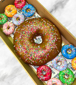 Giant Donut Cake Party Pack Gift Box