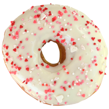 Load image into Gallery viewer, 6 Pack Medium Love Sprinkle Iced Rings