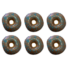 Load image into Gallery viewer, 6 Pack Fathers Day Chocolate Sprinkle Donut Rings