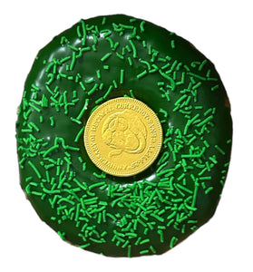 St Patricks Day Sprinkle Donut Ring - 6 Pack