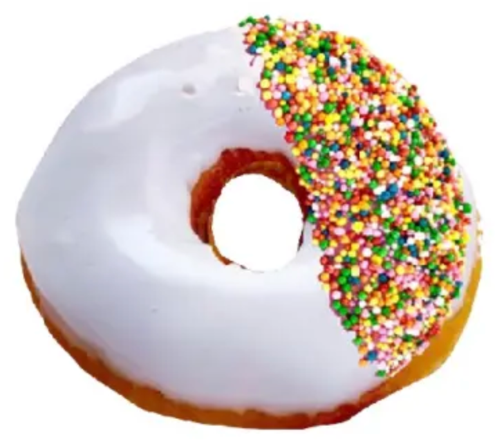6 Pack White Iced Rings – My Donut Box
