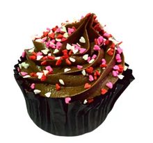 Load image into Gallery viewer, 6 Pack Love Heart Sprinkle Cupcake