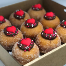 Load image into Gallery viewer, 9 Pack Mini Love Filled Donuts