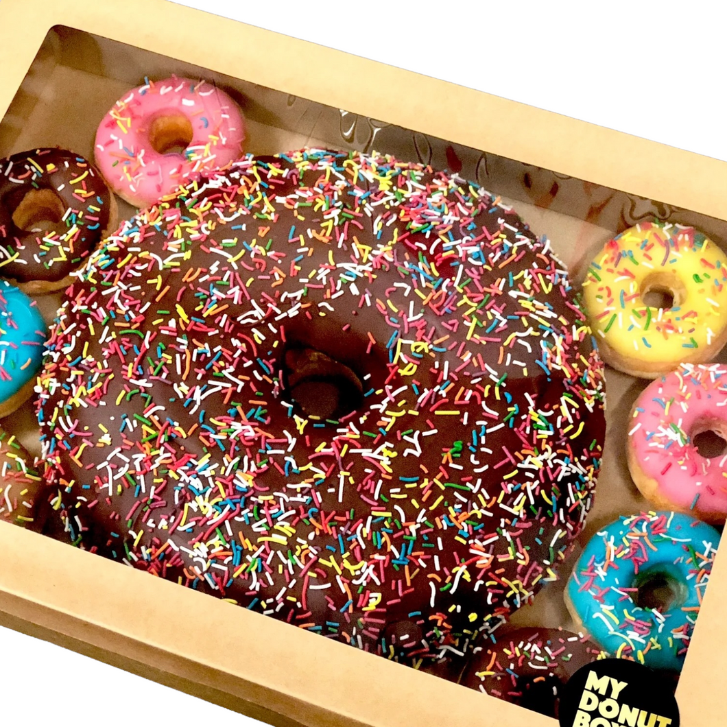 Giant Donut Cake Party Pack Gift Box