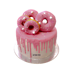 Oh So Pink Donut Cake