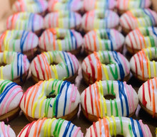 Load image into Gallery viewer, 6 Pack Rainbow Iced Rings