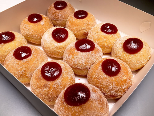 Mixed Berry Filled Donuts (12 Pack)