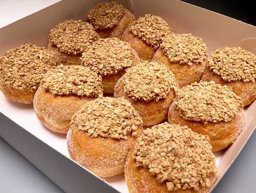 Golden Gaytime Filled Donuts (12 Pack)