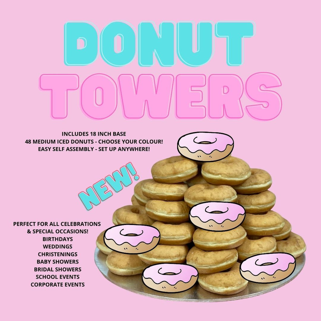 Donut Tower Cake