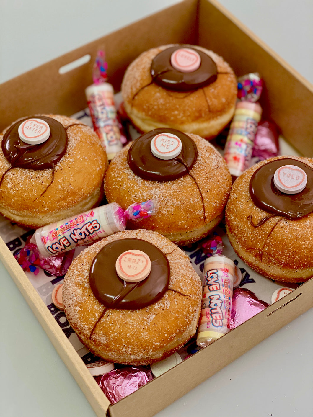Love Note Donut 5 Pack Gift Box