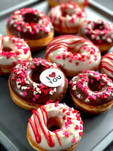 Load image into Gallery viewer, 6 Pack Love Heart Mini Iced Rings