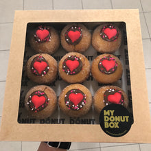 Load image into Gallery viewer, 9 Pack Mini Love Filled Donuts