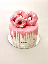 Load image into Gallery viewer, Oh So Pink Donut Cake