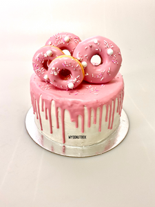 Oh So Pink Donut Cake
